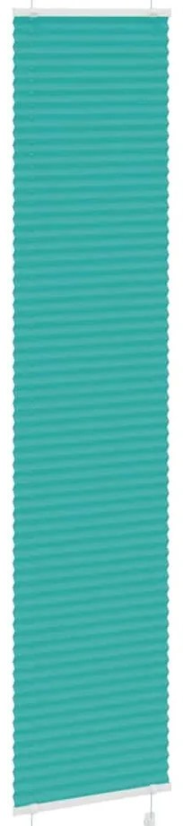 Gasolina verde Plissada Cega 50x200 cm Largura Tecido 49,4 cm