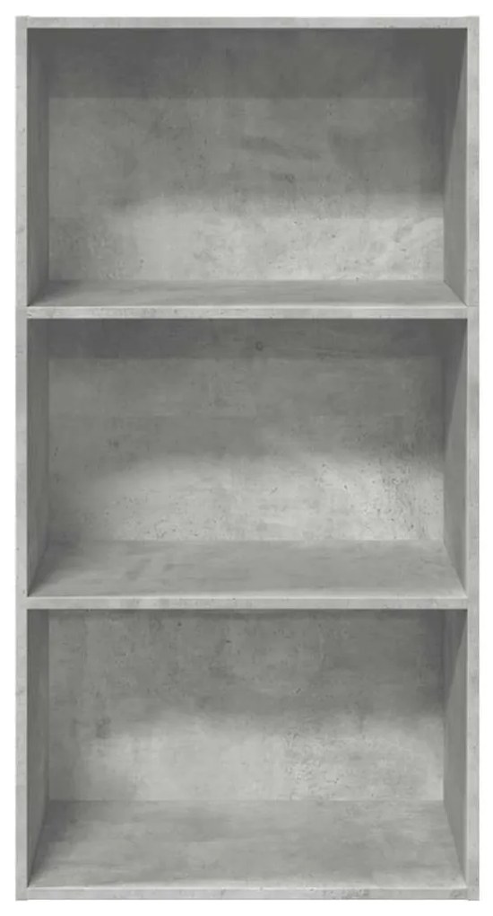 Estante 60x30x114 cm derivados de madeira cinzento cimento