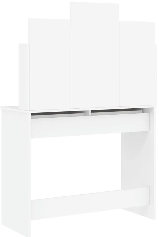 Toucador com espelho 96x39x142 cm cor branco