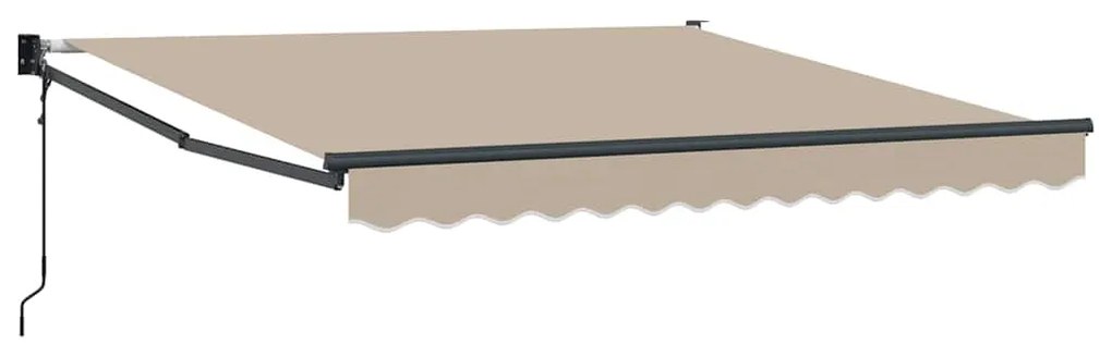 Toldo Retrátil Automático Bege 300x250 cm