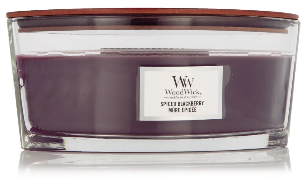 Vela Perfumada Woodwick Spiced Blackberry 453 G