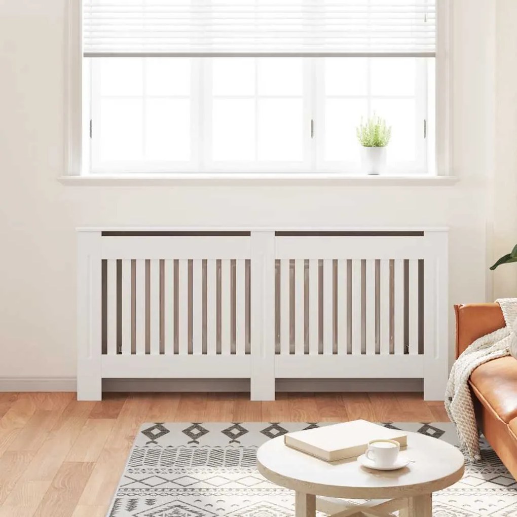 Cobertura de radiador MDF 172 cm branco
