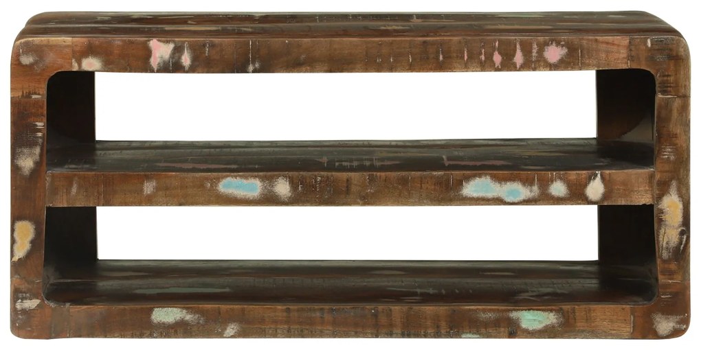 Armário para TV 80x32x36 cm de Madeira Recuperada