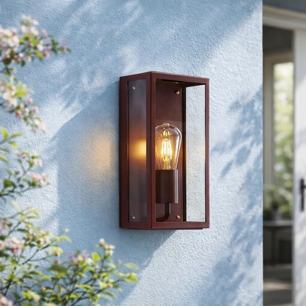 Candeeiro de parede exterior clássico vermelho IP44 - Rotterdam