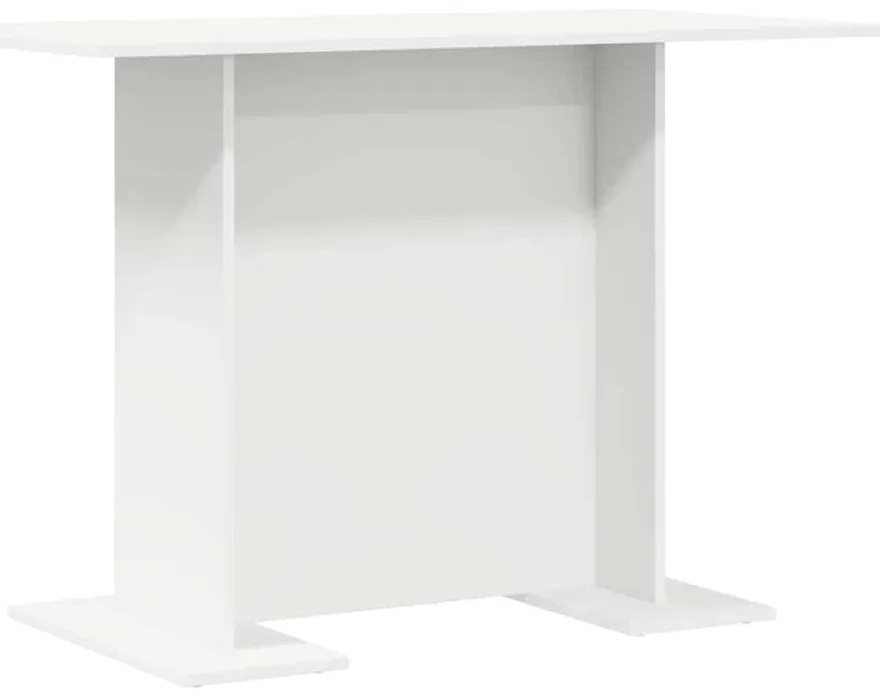 Mesa de Jantar vidaXL Branca 110x60x75 cm Madeira Engenharia