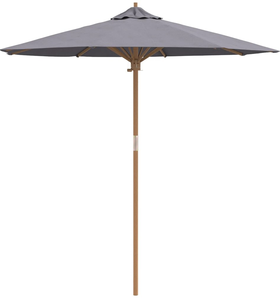 Guarda-sol Cinza Escuro da 217x230 cm Bambu