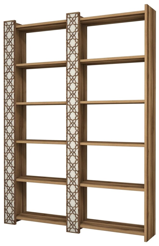 Estante City – Nogueira – 124,6 cm x 170 cm x 24,2 cm