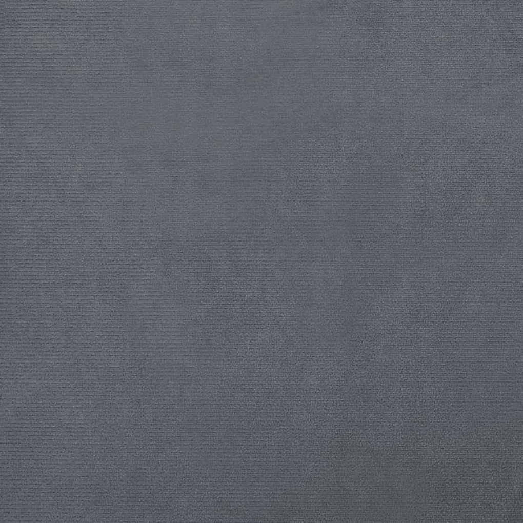 Sofá infantil 80x45x30 cm veludo cinzento-escuro