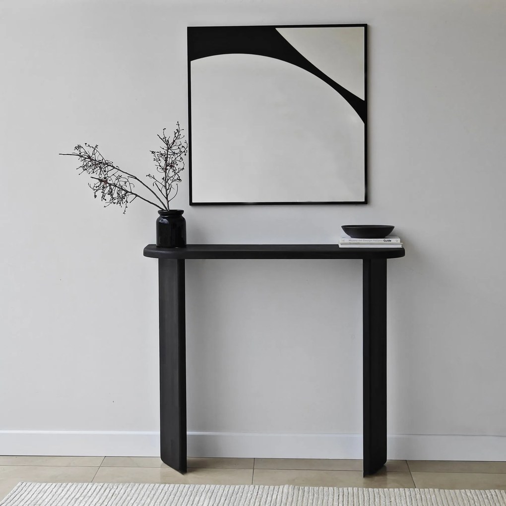 Espelho Abstract – Preto – 70 x 70 cm