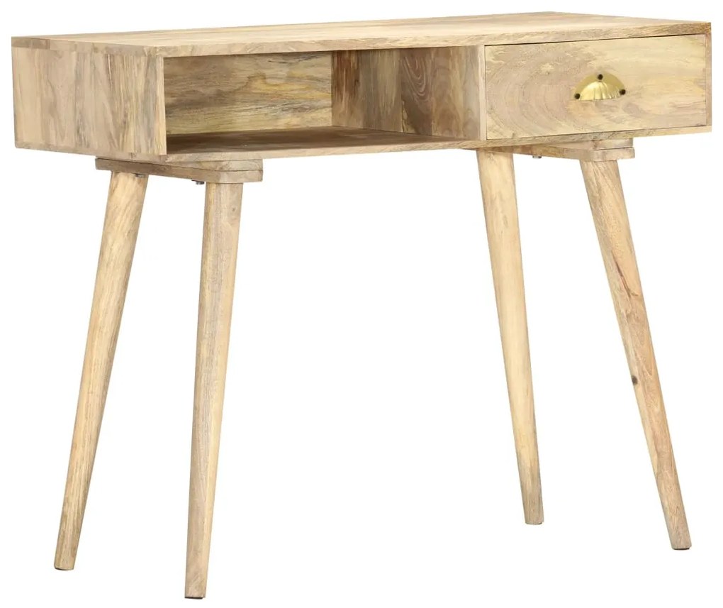 Mesa consola 90x45x75 cm madeira de mangueira maciça