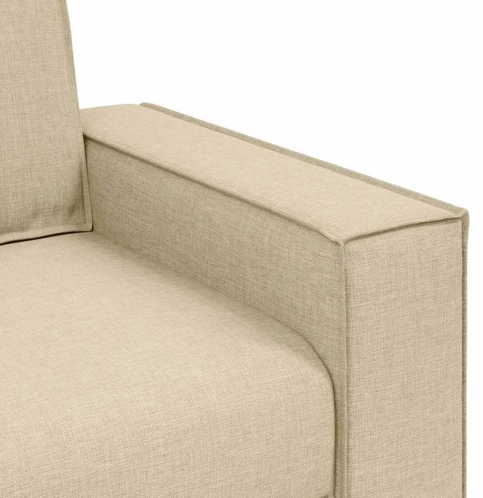 Sofá-cadeira Creme 60 cm Tecido