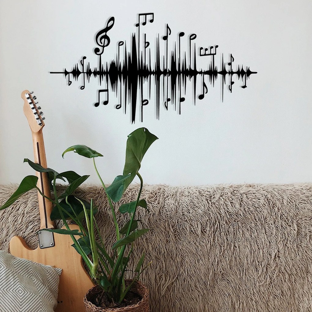 Acessório Decorativo de Parede Lal – Preto – 69 x 37 cm