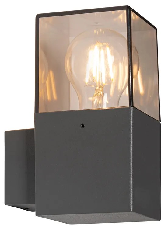 Candeeiro de parede exterior moderno cinzento escuro IP44 - Dinamarca Moderno