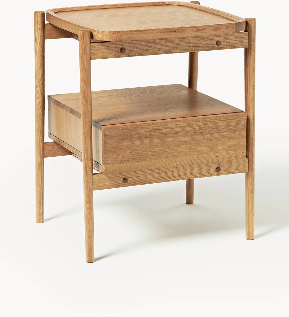 Mesa de cabeceira em madeira Libby