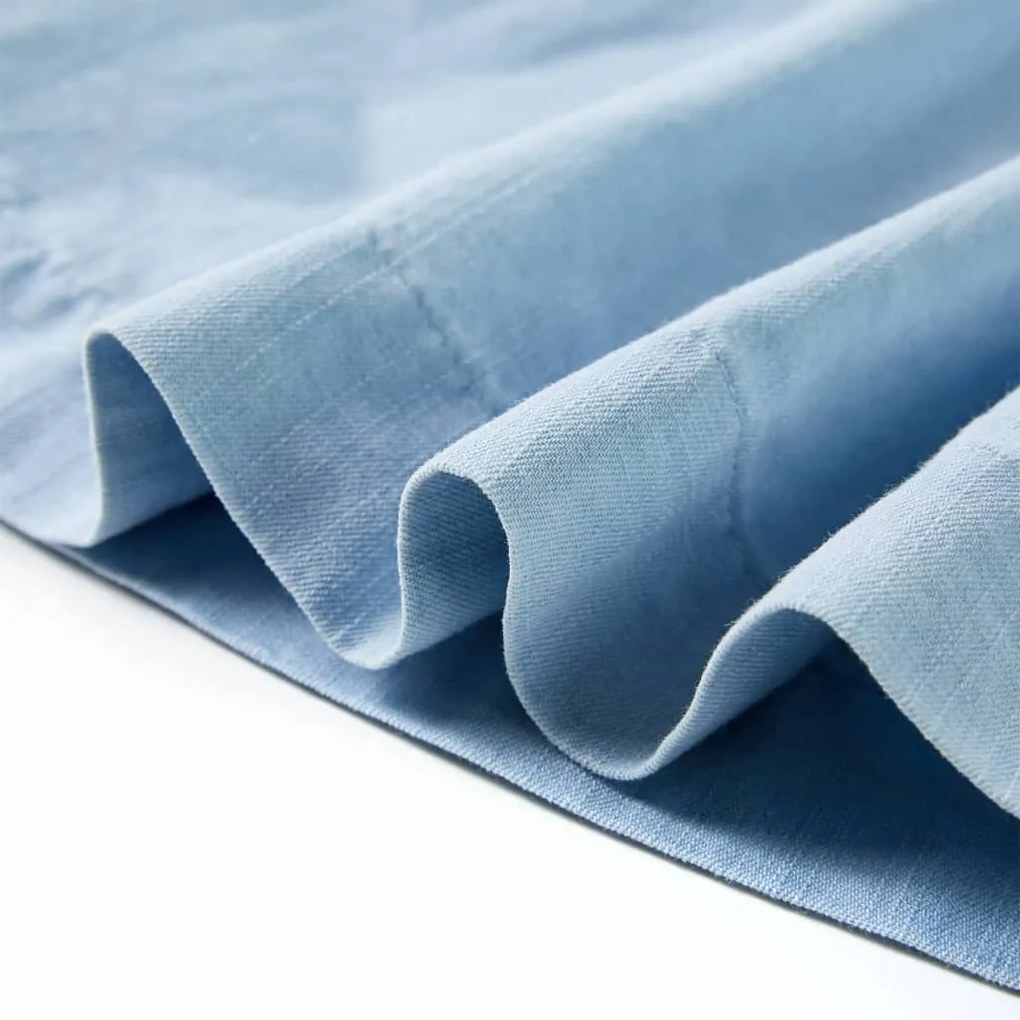 Vestido de criança com folhos azul-suave 104