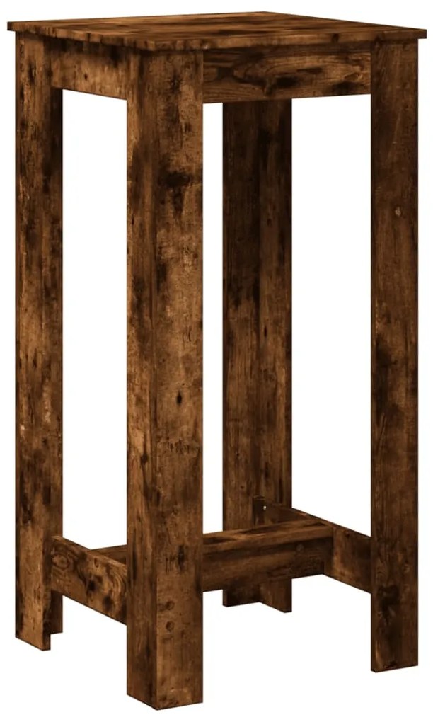 Mesa de bar 51x50x103,5 cm derivados de madeira carvalho fumado
