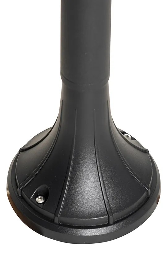 Lanterna exterior inteligente preta 125 cm IP44 incl. Wifi A60 - Daphne