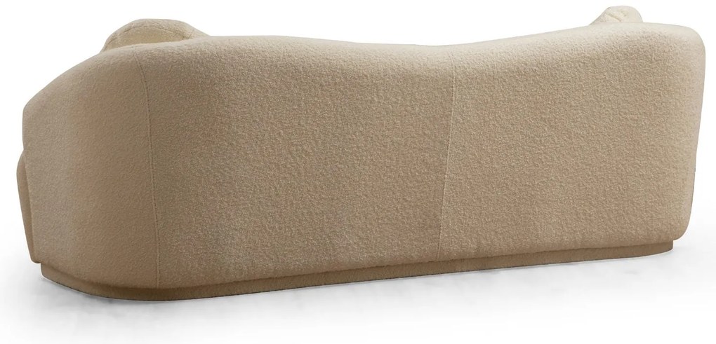 Sofá de 3 Lugares Ancona – Creme – 225x76x98 cm