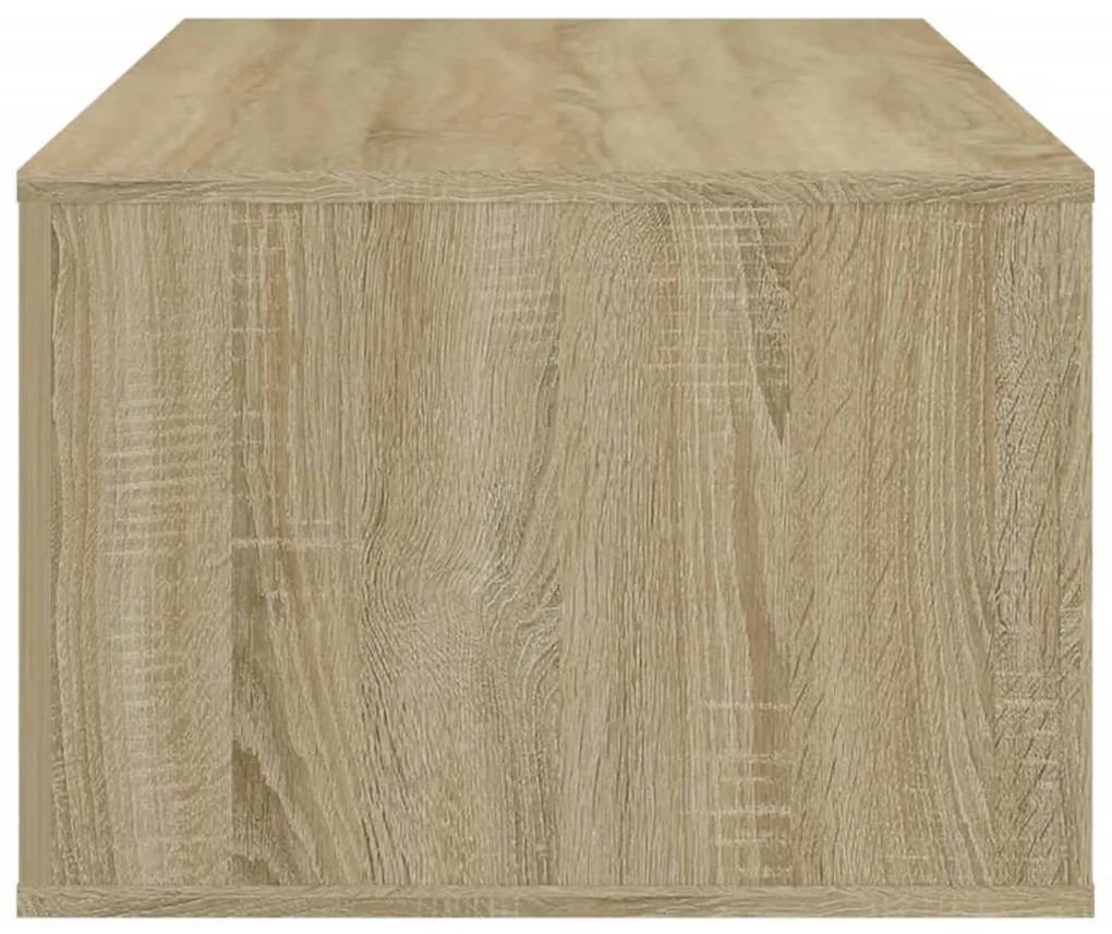 Mesa de centro 100x50,5x35 cm derivados madeira carvalho sonoma