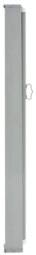 Toldo lateral retrátil para pátio 100x300 cm creme