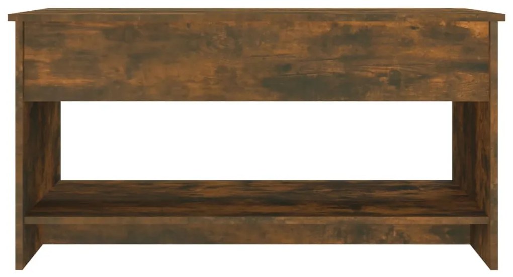 Mesa de centro 102x50x52,5cm madeira processada carvalho fumado