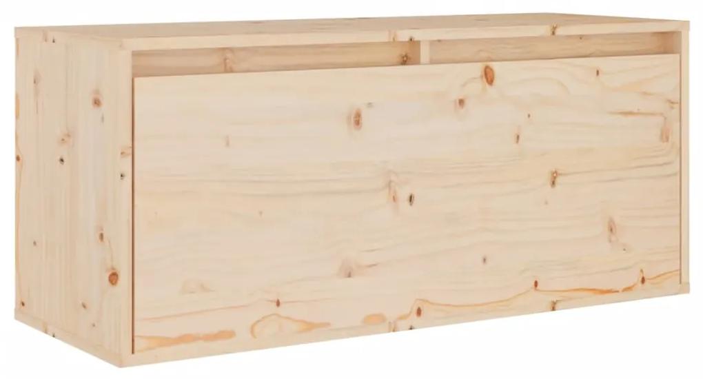 Móveis de TV 4 pcs madeira de pinho maciça