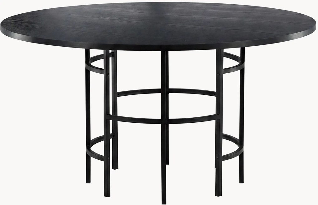 Mesa de jantar redonda em madeira Copenhagen, Ø 140 cm