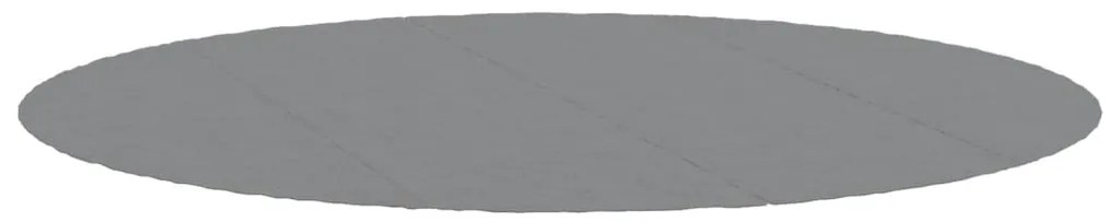 Pano para chão de piscinas Ø500 cm poliéster geotêxtil cinza