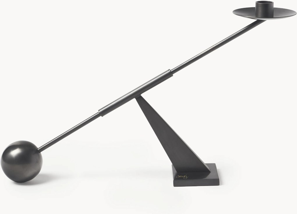 Castiçal de design em metal Interconnect
