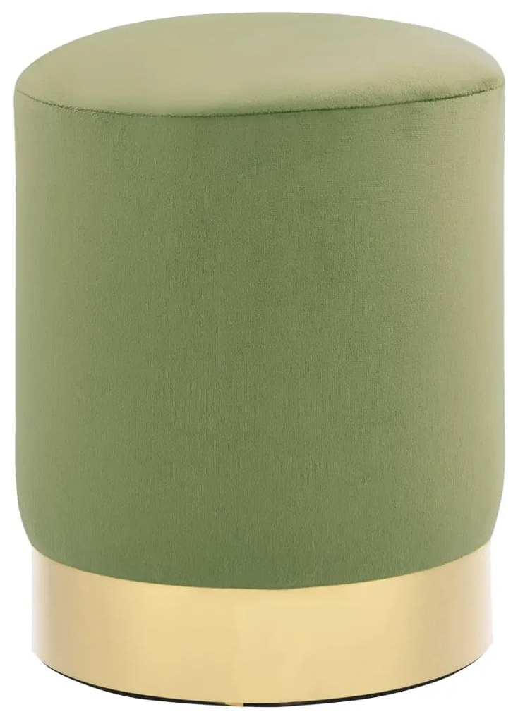 vidaXL Banco 28 x 36 cm veludo mostarda e dourado