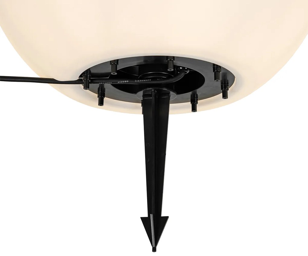 Candeeiro exterior inteligente branco 45 cm IP65 incl. LED - Nura Moderno