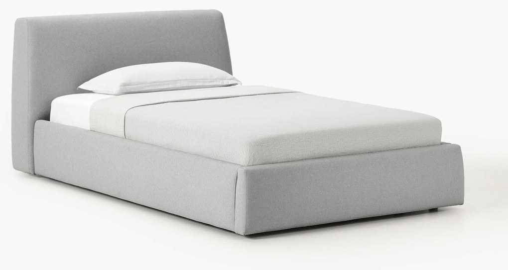 Cama de solteiro Cloud, com espaço de arrumação