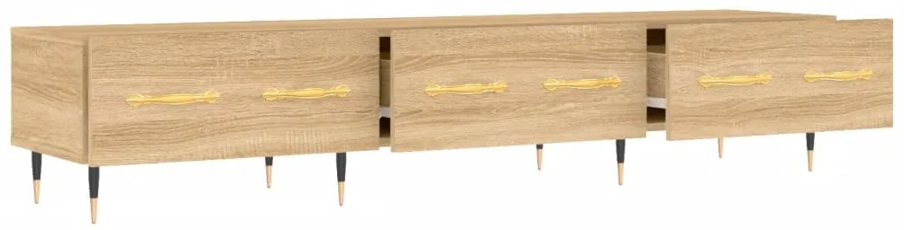Móvel de TV 150x36x30 cm derivados de madeira carvalho sonoma