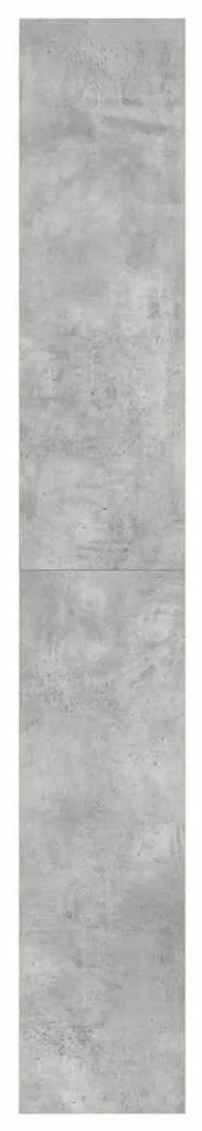 Armário/Divisor de Ambiente Cinza Betão 80x30x198 cm
