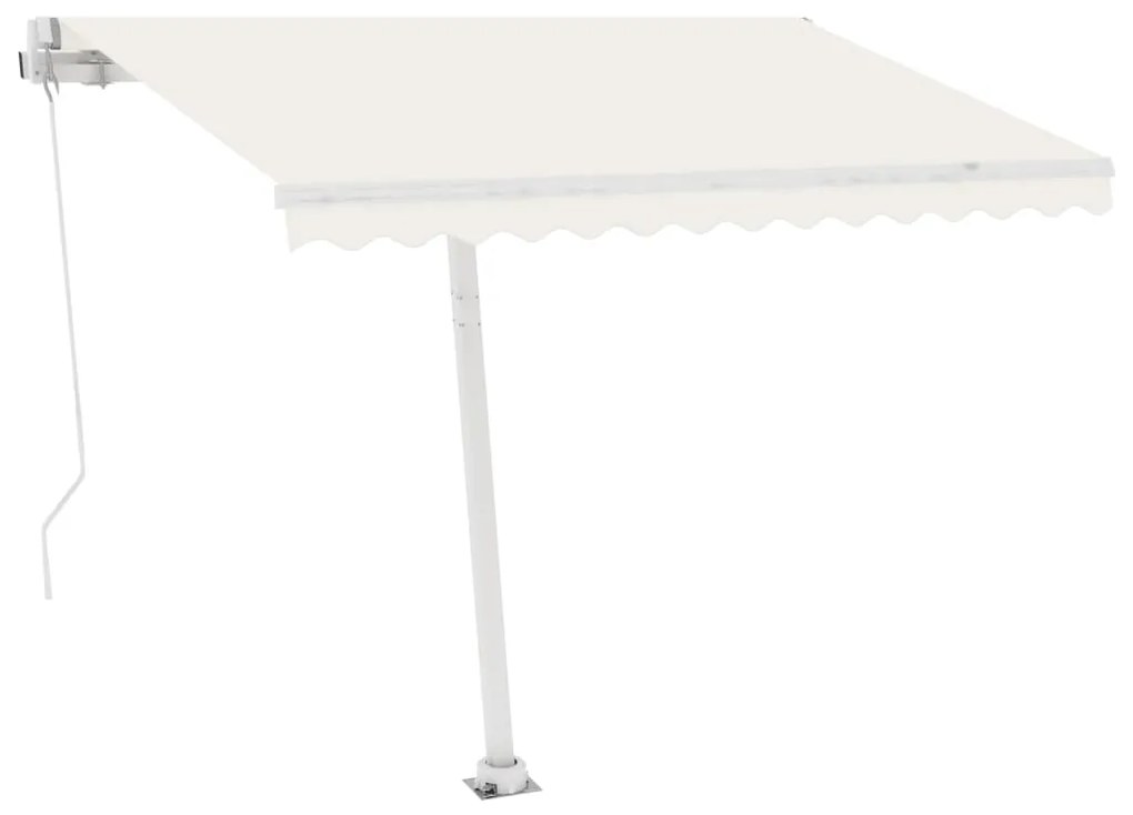 Toldo automático independente 350x250 cm cor creme