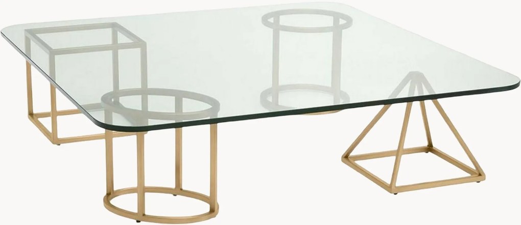 Mesa de centro com tampo de vidro Speiser