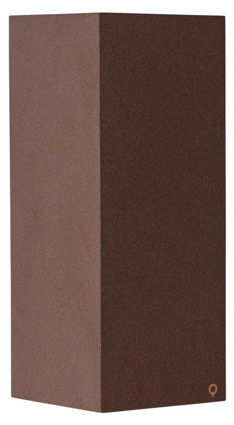 Candeeiro de parede industrial castanho ferrugem 2 luzes AR70 IP54 - Baleno