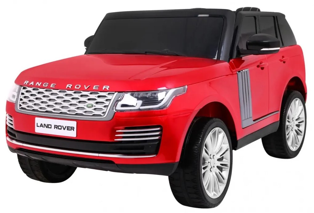 Carro elétrico para Crianças 24V 4x4 2 Lugares Range Rover HSE Rodas de EVA, Assento de couro Vermelho Pintado