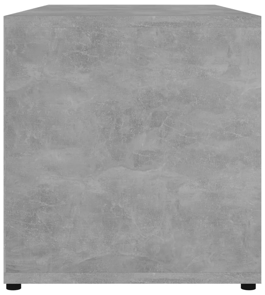 Móvel de TV 80x34x36 cm derivados de madeira cinzento cimento