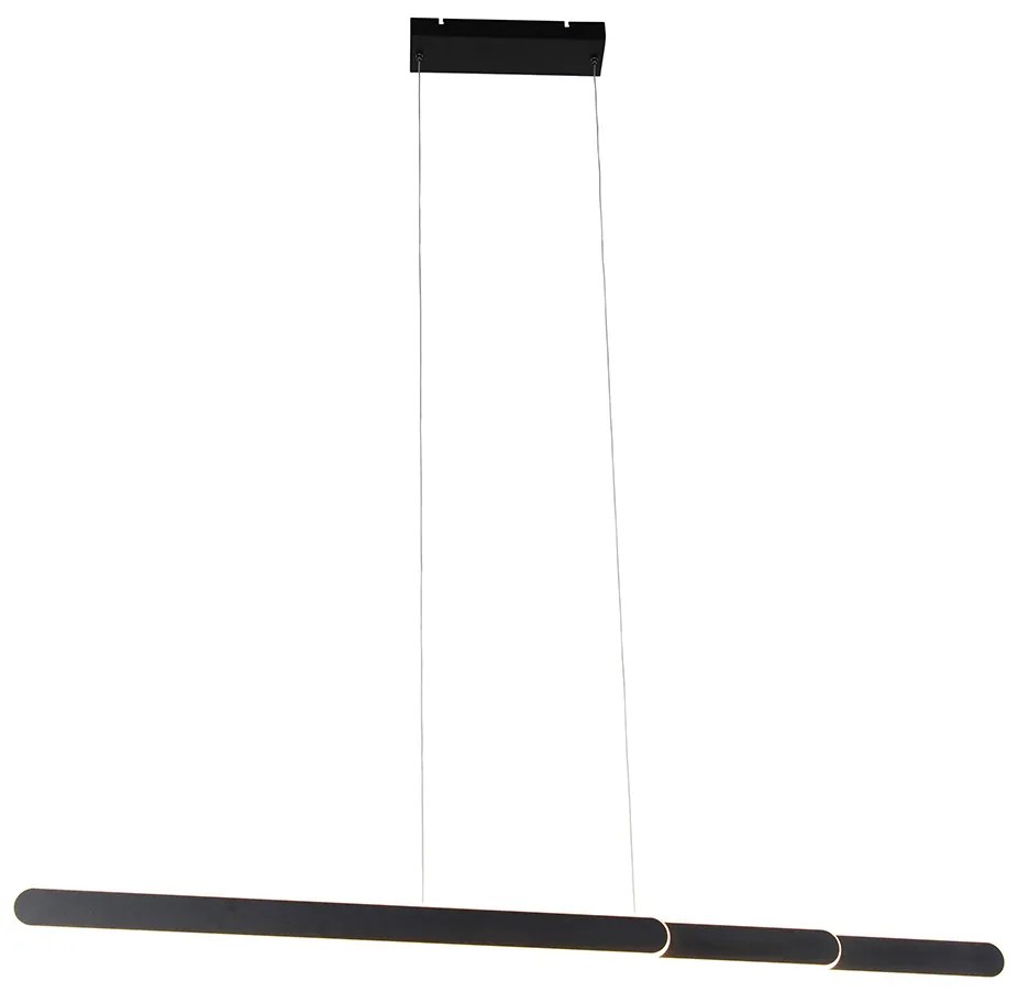 Candeeiro de suspensão preto com LED regulável em Kelvin ajustável - Yipke Design