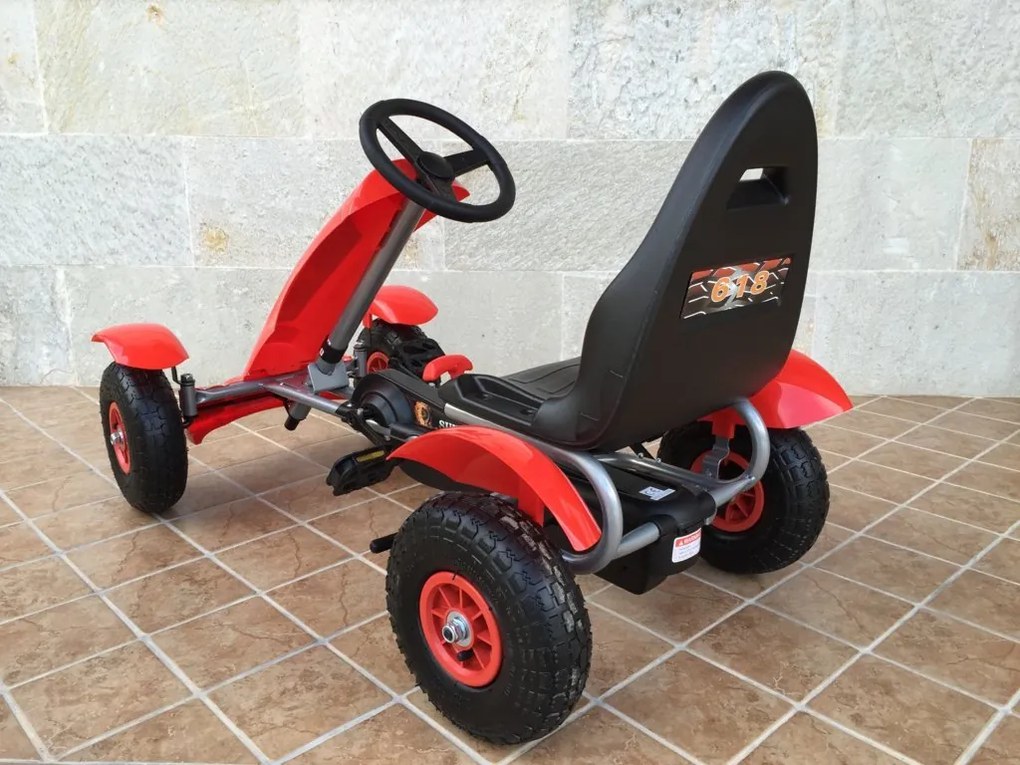 Kart a Pedais F618 Vermelho