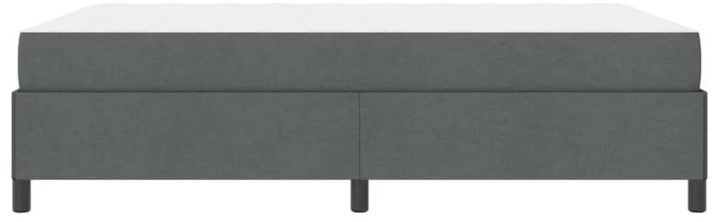 Cama Box Cinza escuro, Preto 140 x 190 cm