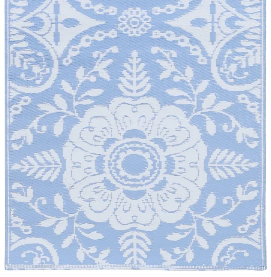 Tapete de exterior 80x150 cm ARAKIL PP azul-bebé