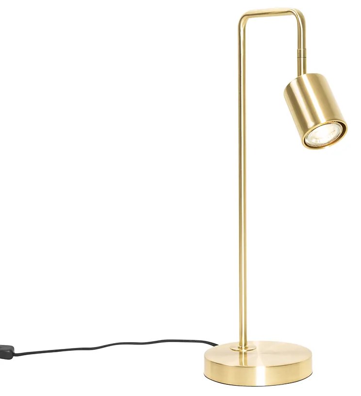 LED Candeeiro de Mesa Inteligente Latão Regulável Incl. Wifi GU10 - Jav Moderno