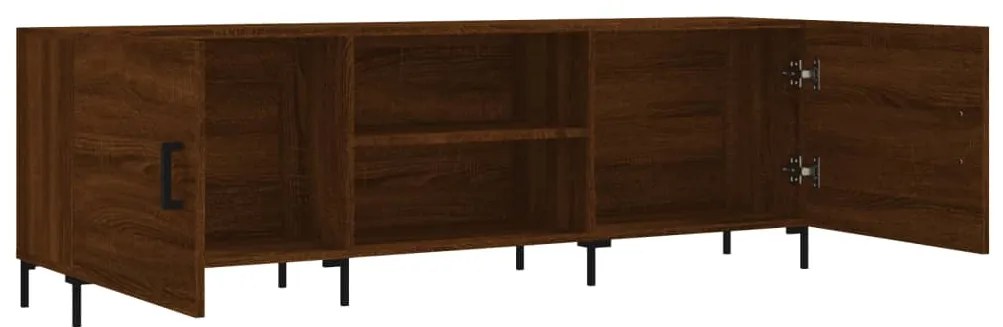 Móvel de TV 150x30x50 cm derivados de madeira carvalho castanho