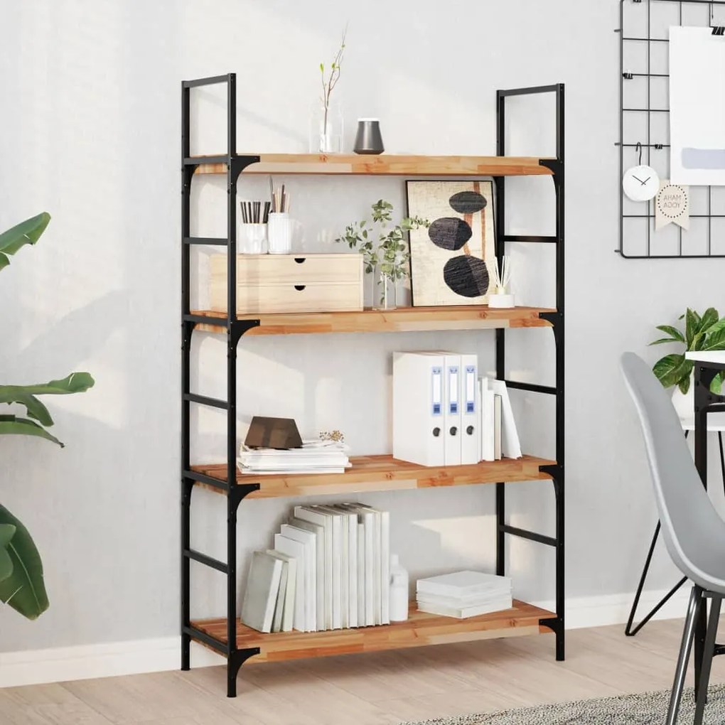 vidaXL Prateleira flutuante 80x30x4 cm acácia maciça acabamento a óleo
