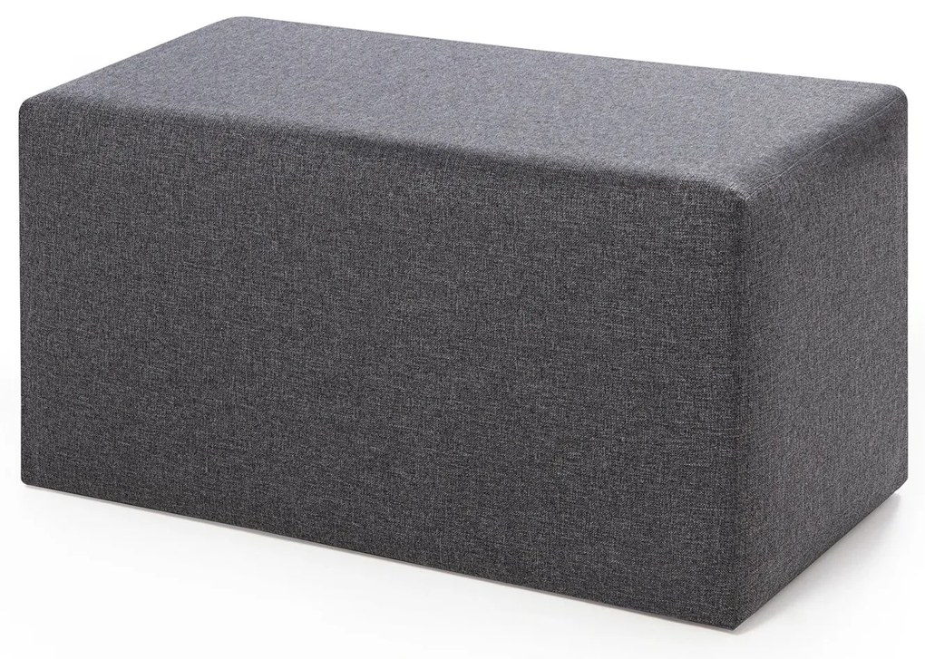 Tuffet Uzun – Cinza – 80x40x42 cm