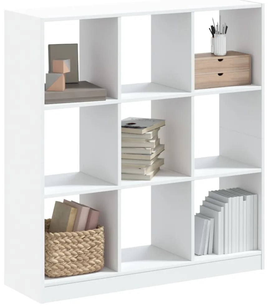 vidaXL Estante 102x32x108 cm derivados de madeira branco