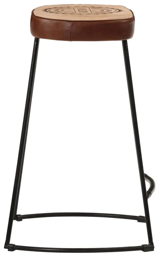 Bancos de bar 2 pcs 41x29x62 cm castanho-escuro