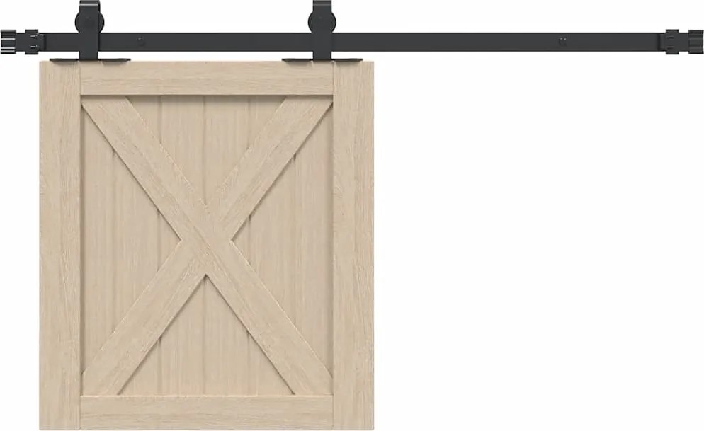 vidaXL Kit para armário deslizante aço carbono 91 cm